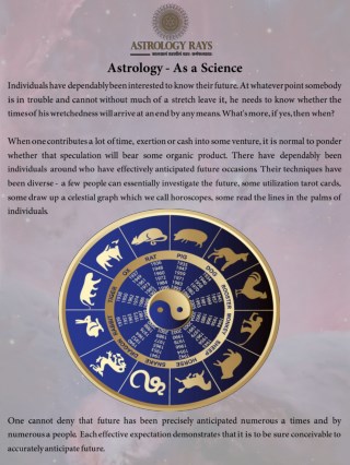 Astrology - As a Science