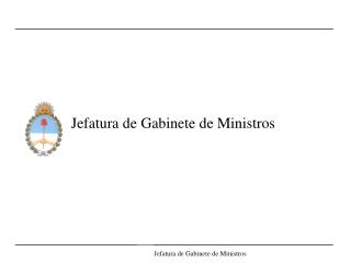 Jefatura de Gabinete de Ministros