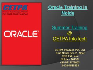 oracle Training in Noida