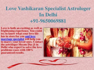 Love Vashikaran Specialist Astrologer In Delhi 9650069881