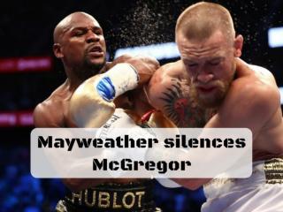 Mayweather's quality silences McGregor