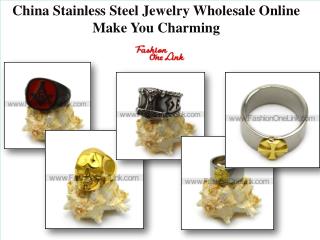 China Stainless Steel Jewelry Wholesale Online Make You Charming