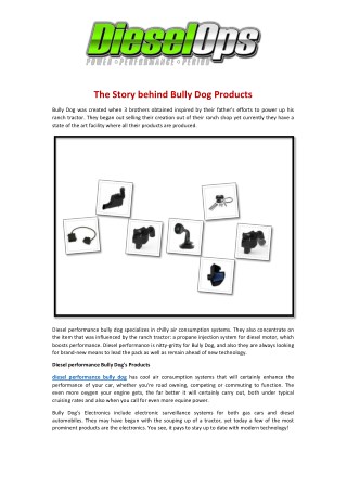The Story Behind Bully Dog Products