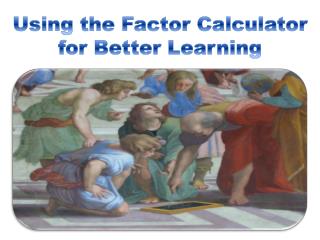 Using the Factor Calculator for Better Learning