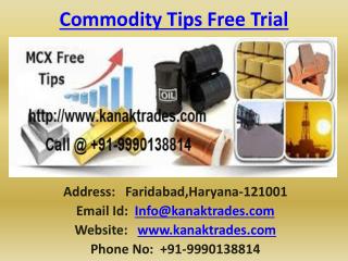 MCX Crude Oil Tips Advisory Service Provider - Kanak Trades