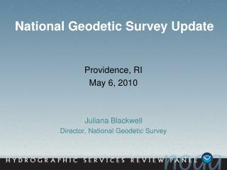 National Geodetic Survey Update