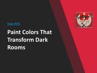 Paint Colors That Transform Dark Rooms