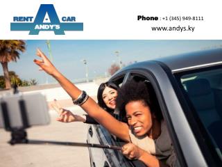 Discover the Cayman Islands seamlessly with Andy’s rent a car.