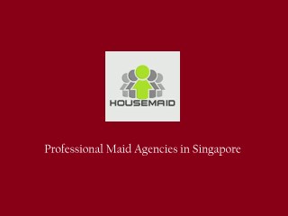 Maid in Singapore