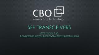 SFP Transceivers
