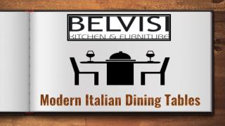 Modern Italian Dining Tables
