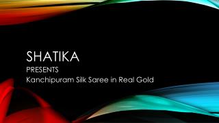 Exclusive Gold Kanchipuram Silk Sarees