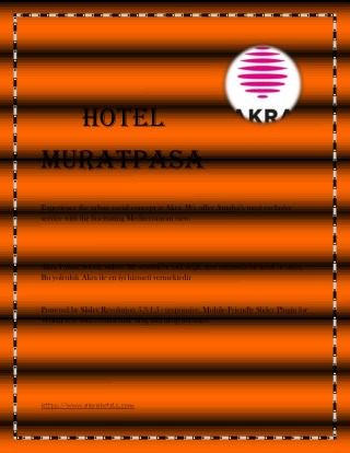 Hotel muratpasa antalya