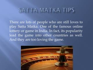 Sattamatka Game Provider in India by Sattaking143