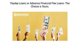 installment loan cash advance