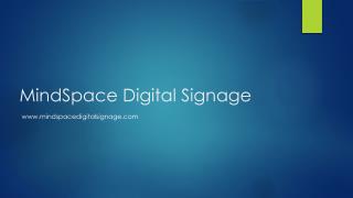 Digital Signage Services