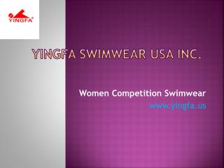 Comfortable Women Competition Swimwear