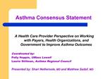 Asthma Consensus Statement