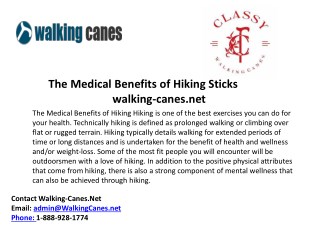 The Medical Benefits of Hiking