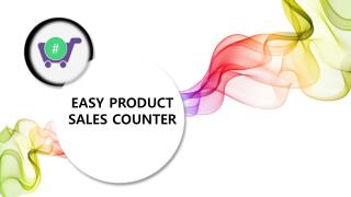 Easy Product Sale Counter