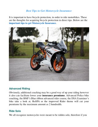 Tips to get Motorcycle Insurance.pdf