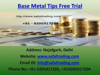Make Quick Money in Commodity MCX Trading on Safal Trading