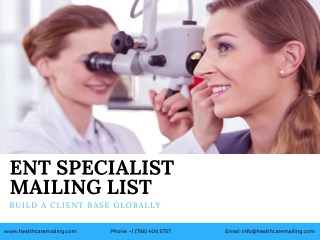 ENT Specialist Mailing List