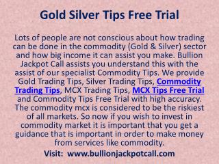 How Trading Can be Done in The Commodity Market with Bullion Jackpot Call