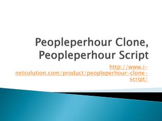 Peopleperhour Clone, Peopleperhour Script