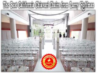 The Best California Chiavari Chairs from Larry Hoffman