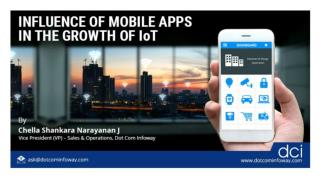 Webinar on "Influence of Mobile Apps in the Growth of IoT"