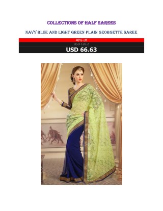 Collections of half sarees