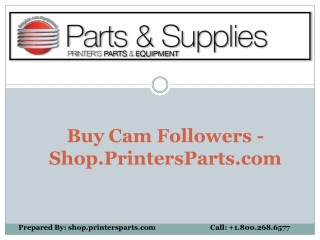 Buy Cam Followers - Shop.PrintersParts.com