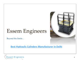 Best Hydraulic Cylinders Manufacturer in Delhi
