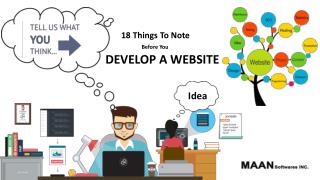 18 Things to note before you develop a website