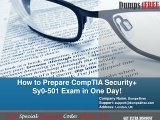 CompTIA Security Sy0-501 Dumps With Real Exam Question Answers