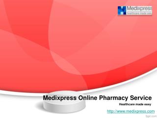 Medixpress Online Pharmacy Services