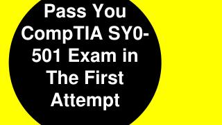 SY0-501 Practice Exam Questions