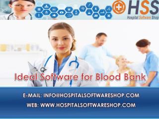 HospitalSoftwareShop - Blood Bank Software