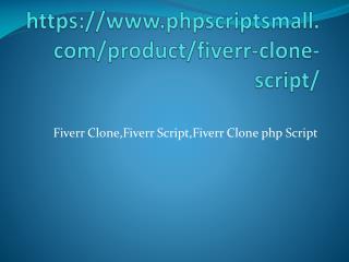 Fiverr Clone,Fiverr Script,Fiverr Clone php Script
