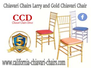 Chiavari Chairs Larry and Gold Chiavari Chair
