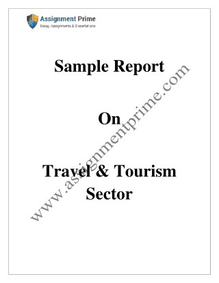 Sample On Travel and Tourism Sector by experts of Assignment Prime