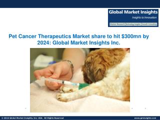 Pet Cancer Therapeutics Market forecast to see growth of 10% CAGR from 2017 to 2024