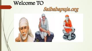 Sai Baba Puja | Saibabapuja.org