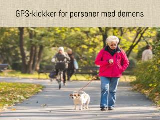 GPS-klokker for personer med demens