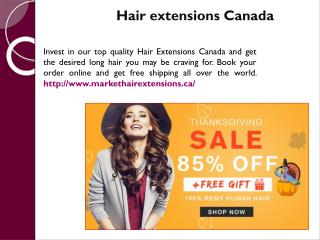 Clip in hair extensions Canada