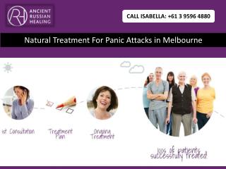 Natural Treatment For Panic Attacks in Melbourne