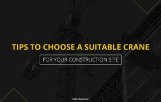 Choosing the right crane for your construction site
