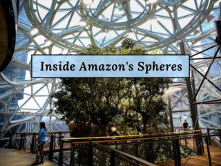 Amazon's glass Spheres open in Seattle