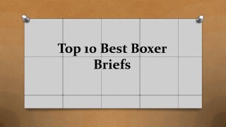 Top 10 best boxer briefs in 2018